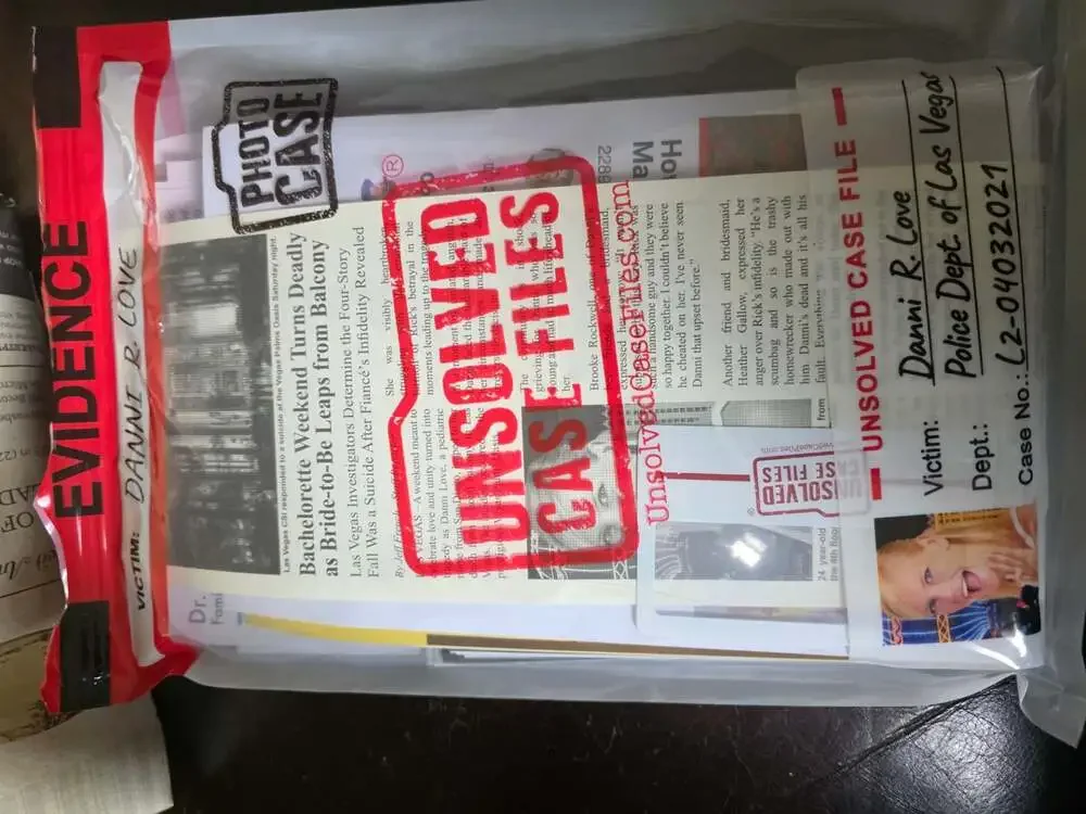 Unsolved Case Files Danni Love Murder Mystery Game